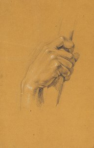 Håndstudie for "Ossian og Malvina" av Johann Peter Krafft