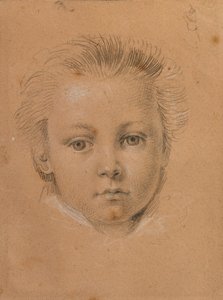 Hodestudie av en gutt av Johann Peter Krafft