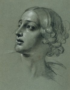 Hovedstudie for "Arindal og Daura" av Johann Peter Krafft