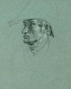 Hovedstudie for "Return of Emperor Franz from Pressburg" av Johann Peter Krafft