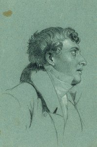 Hovedstudie for "Return of Emperor Franz from Pressburg" av Johann Peter Krafft