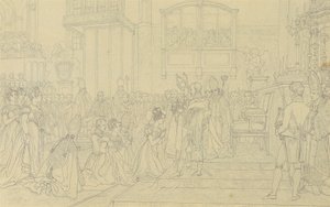 Kroning av keiserinne Carolina Augusta i Pressburg av Johann Peter Krafft
