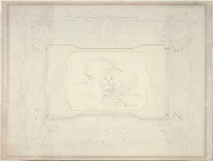 Stuccotak i spisesalen i Nedre Belvedere av Johann Peter Krafft