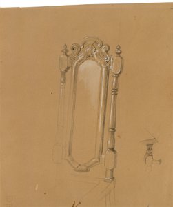 Studie av en stolarm av Johann Peter Krafft
