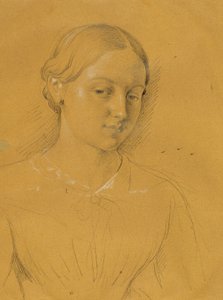 studie av en jente av Johann Peter Krafft