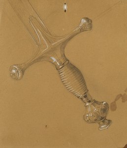 Studie av et sverd av Johann Peter Krafft