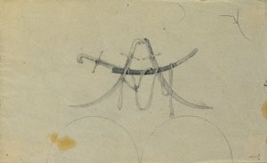 Studer med Sabres av Johann Peter Krafft