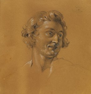 Studie for "Rüdiger og Angelika" av Johann Peter Krafft