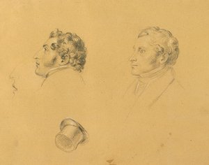 Studie om "Inngangen etter freden i Paris" av Johann Peter Krafft