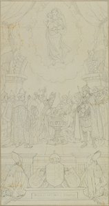 Dåp av Stefanus av Ungarn av Johann Peter Krafft