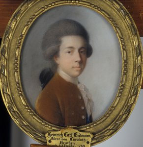 Heinrich Carl Erdmann, prins av Carolath-Beuthen av Johann Philipp Bach