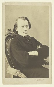 Portrett av Brahms av Johann Reiner