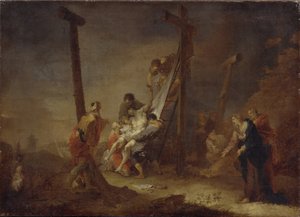 Nedstigningen fra korset av Johann Rosso Januarius Zick
