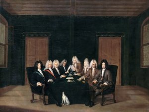 Utsendingene fra fredskongressen i Baden 7. september 1714
