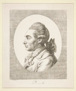 Portrett av P av Johann Rudolph Schellenberg