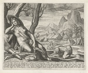 Afrika Afrika (tittel på objekt) De fire kontinentene (serietittel) av Johann Sadeler (I)