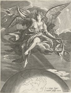 Allegory of Fame av Johann Sadeler (I)