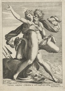 Caenis omfavnet av Neptun
