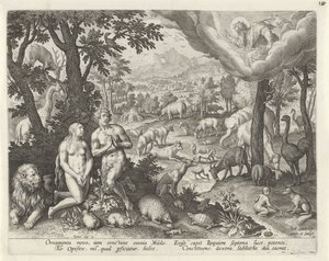 Gud Faderen velsigner Adam, Eva og dyrene Creation of the World (serietittel)