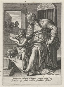 Grammatikk (tittel på objekt) De syv liberale kunstene (artes liberales) (serietittel)
