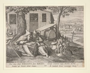 De hellige Romuald og Marinus (fra Oraculum Anachoreticum, 20)