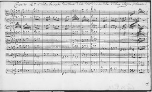 Partitur av Brandenburg-konserter (BWV 1046-1081) av Johann Sebastian Bach (1685-1750) av Johann Sebastian Bach