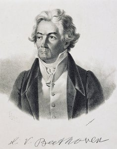 Portrett av Ludwig van Beethoven (Bonn av Johann Stephan Decker