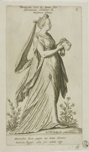 Mnemosine (Memory), plate 3 fra Parnassus Biceps