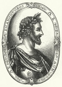 Pierre Ronsard , fransk poet (gravering) av Johann Theodor de Bry