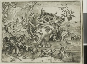 The Temptation of Saint Anthony, plate 16 fra Emblemata Secularia