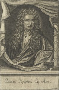 Portrett av Sir Isaac Newton 1642-1727, av Johann Ulrich Krauss