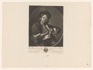 Gutt fanger en loppe av Johann Veit Kauperz