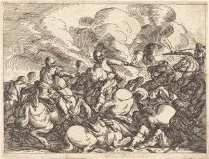 Innfall av ulike kamper av Johann Wilhelm Baur