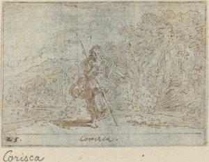 Corisca, 1640. av Johann Wilhelm Baur