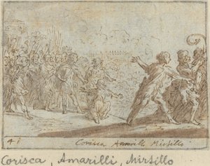 Corisca, Amarilli og Mirtillo, 1640.