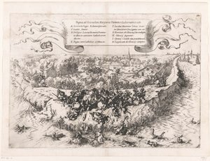 Slaget ved Oosterweel, 1567 Pugna ad Osteruelam, Margarita Parmensi Gubernatrice. 1567 (tittel på objekt)