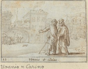 Uranio og Carino av Johann Wilhelm Baur