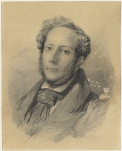 Selvportrett av Johann Wilhelm Kaiser (I)