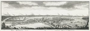 Utsikt over Nevyansk-fabrikkene, ca 1735