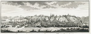 Utsikt over Tobolsk, ca 1735