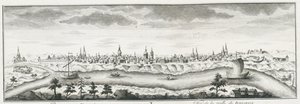Utsikt over Yeniseysk, ca 1735