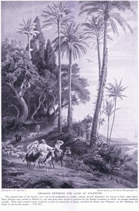 Abraham går inn i Palestinas land 2250 f.Kr