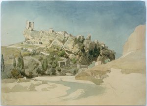 Blick på Vaison-la-Romaine av Johann Wilhelm Schirmer