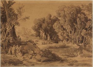 Kunstens oppfinnelse i Kains slekt (1. Mosebok 4, 20-22) av Johann Wilhelm Schirmer