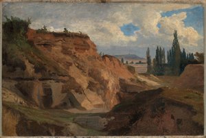 Steinbrudd i Sør-Frankrike av Johann Wilhelm Schirmer