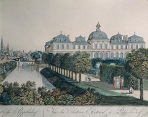 Prinsens valgpalass i Poppelsdorf, nær Bonn, av Johann Ziegler av Johann Ziegler