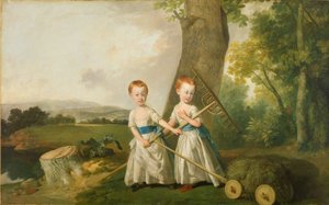 De sløve barna, ca. 1766-80 av Johan Joseph Zoffany