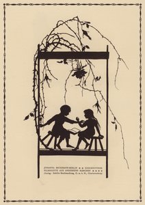 Silhuett fra et HC Andersen-eventyr (litho)