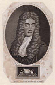 Robert Boyle , anglo-irsk naturfilosof og kjemiker (gravering) av Johannes (after) Kerseboom