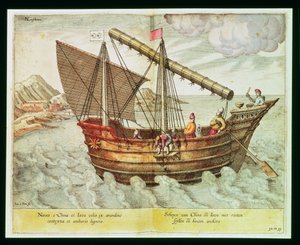 A Chinese Junk, illustrasjon fra 